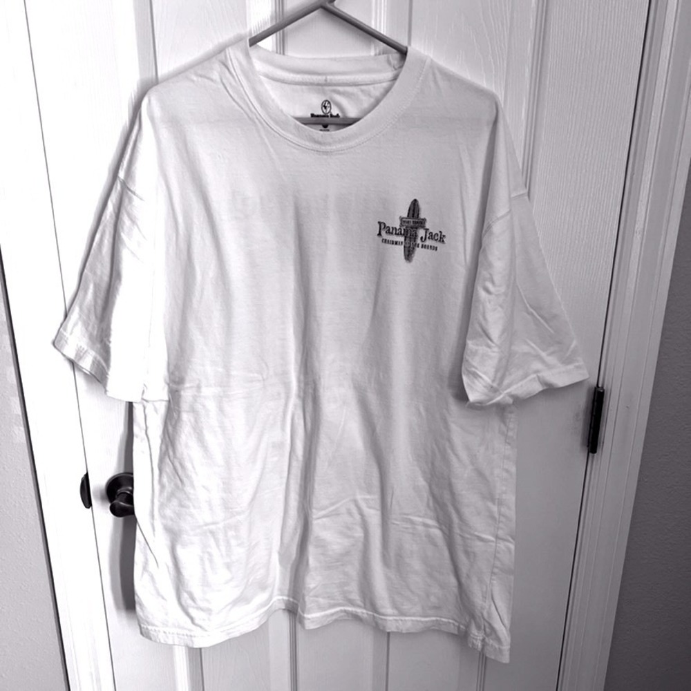 Panama Jack Mens XXL White Surf Shack‎ Graphic T-Shirt Cotton